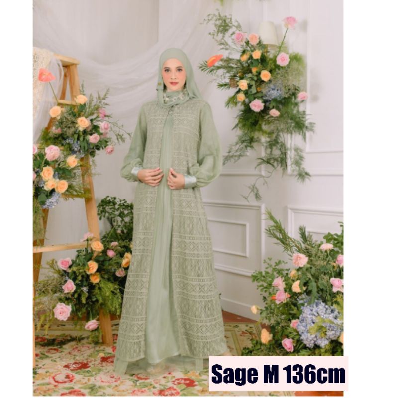 Aurelia Dress Sage By Ainayya id
