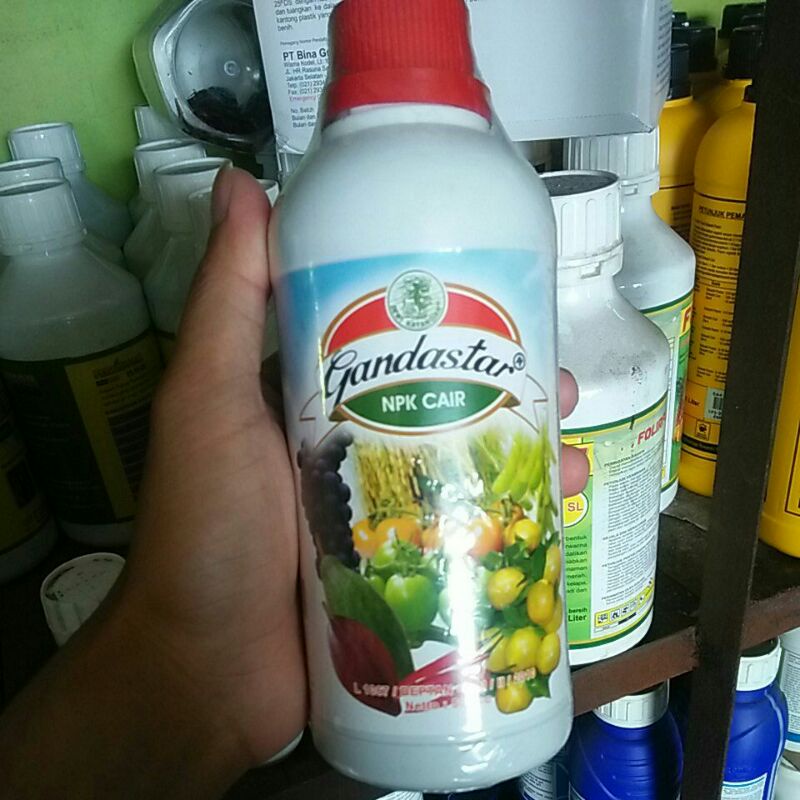 pupuk NPK cair gandastar 500 cc / pupuk cair NPK / pupuk tanaman