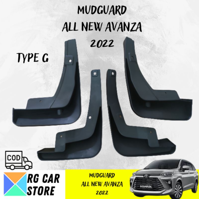 MUDGUARD ALL NEW AVANZA 2022 TYPE G/ KARPET LUMPUR ALL NEW AVANZA 2022