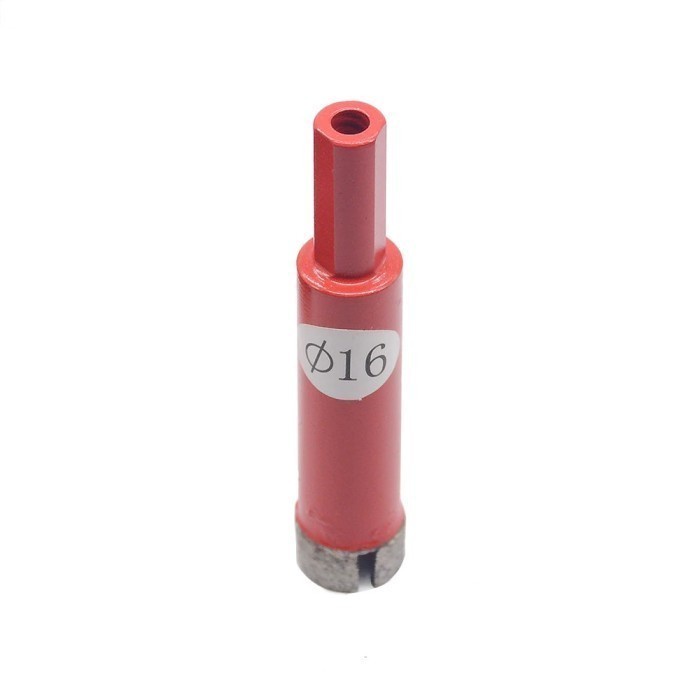 Mata Bor Hole Punch Carbide Diamond Core Marble Granite Drill Bit 75mm - V12 - Red