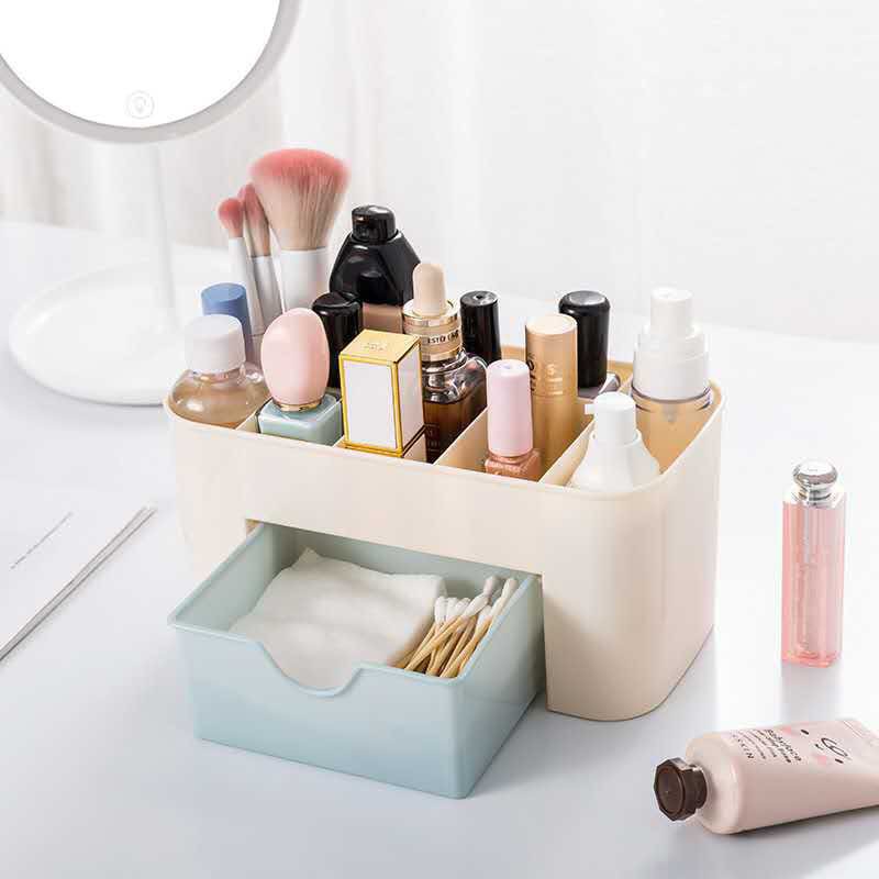 Kotak Organizer Kosmetik Rak Makeup Tempat Kosmetik Serbaguna Box Organizer Makeup Storage Box Makeup