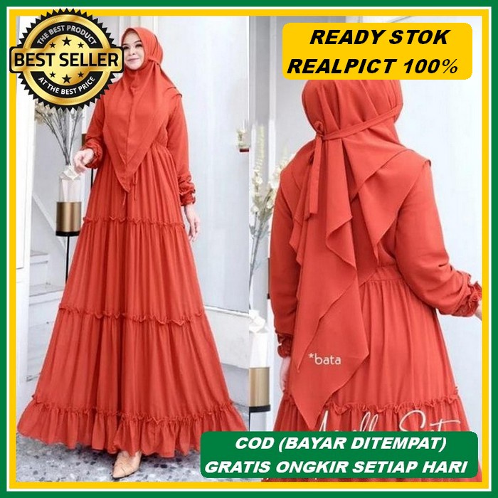 Zoe.Butiq Zoe77 Mirable - Gamis Terbaru Remaja Kekinian Pesta Premium Mewah Elegan Kondangan Modern 