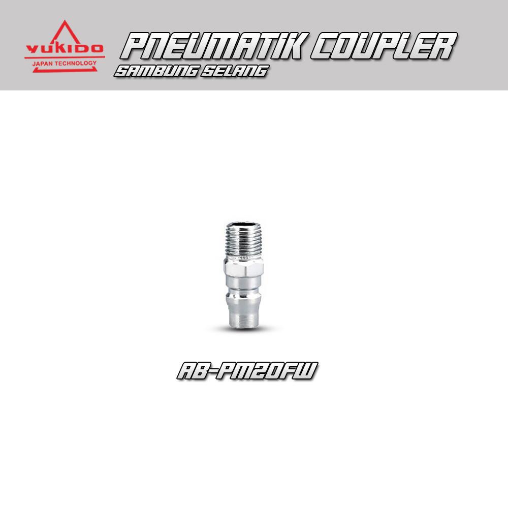 YUKIDO Sambungan Selang Quick Coupler 1/4 PH20//PM20/SH20/SM20 PER 1PCS