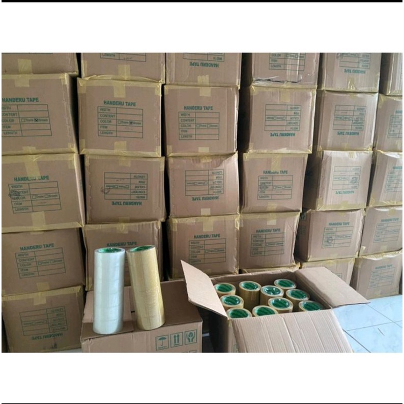 LAKBAN 45MM X 90 YARD SUPER KUAT - LAKBAN BENING 45MM - LAKBAN COKLAT 45MM X 90 YARD