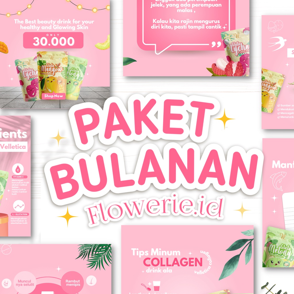JASA DESIGN INSTAGRAM FEED STORY PAKET BULANAN - DESIGN FEED INSTAGRAM BERKUALITAS