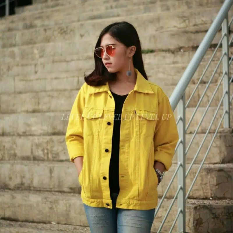 JAKET JEANS LEVIS WANITA DAN PRIA OVERSIZE JAKET DENIM CEWEK MURAH JAKET