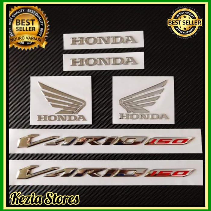 Murah Emblem Honda Vario 150 2018 2019 2020 sayap honda timbul berkualitas m terbaik termurah Keren