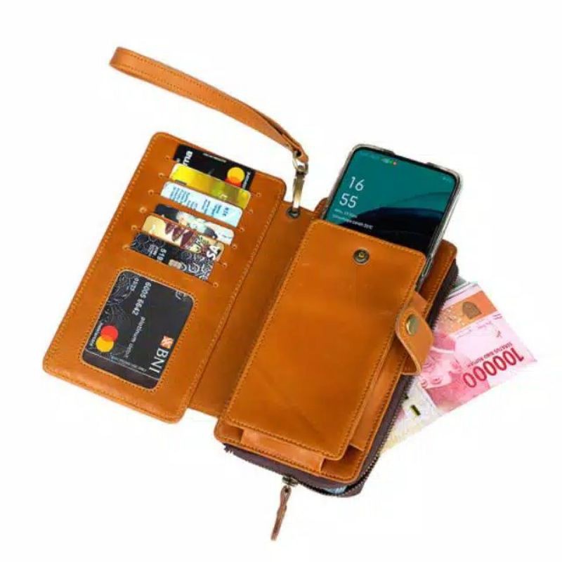DOMPET KULIT PRIA MULTIFUNGSI ODON CIBADUYUT KUALITAS PREMIUM  DOMPET PRIA DOMPET WANITA DOMPET ATM