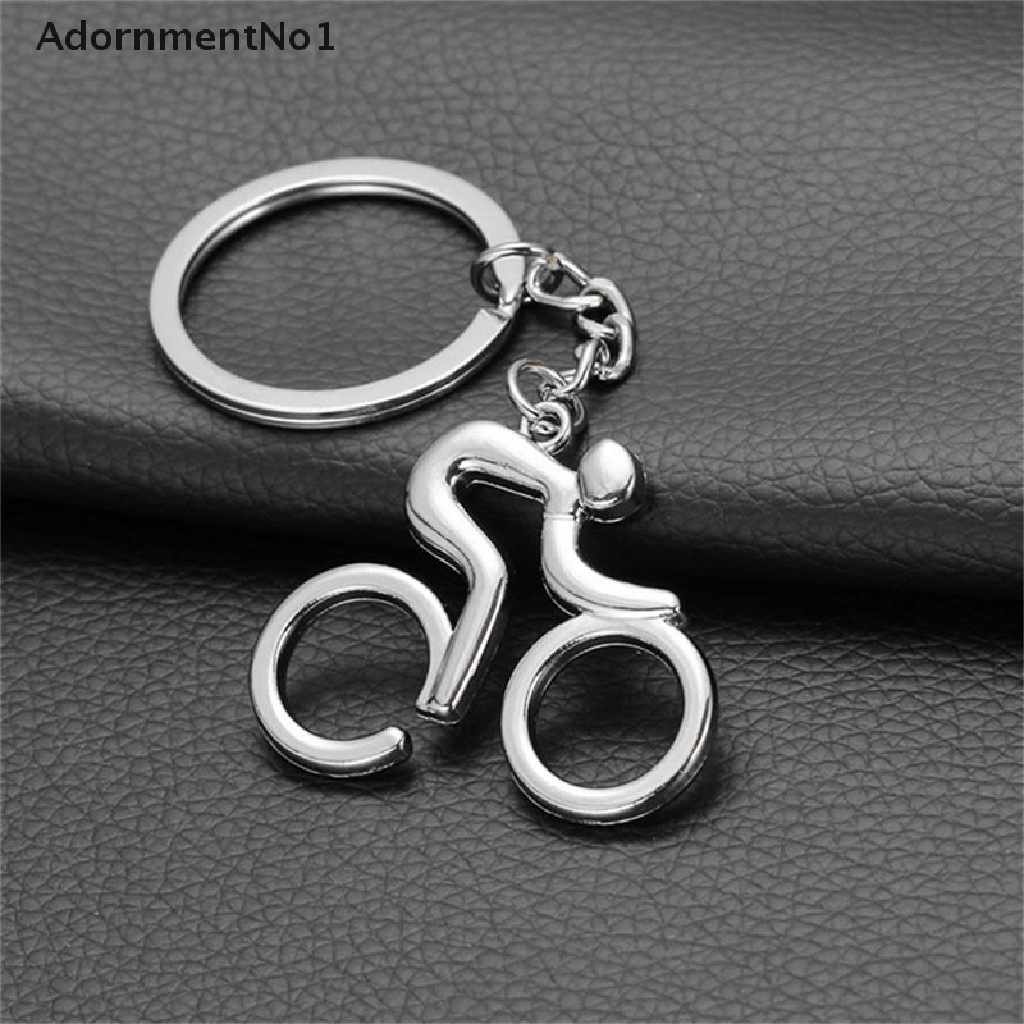 (AdornmentNo1) Gantungan Kunci Bentuk Sepeda Bahan Alloy Untuk Pria / Wanita