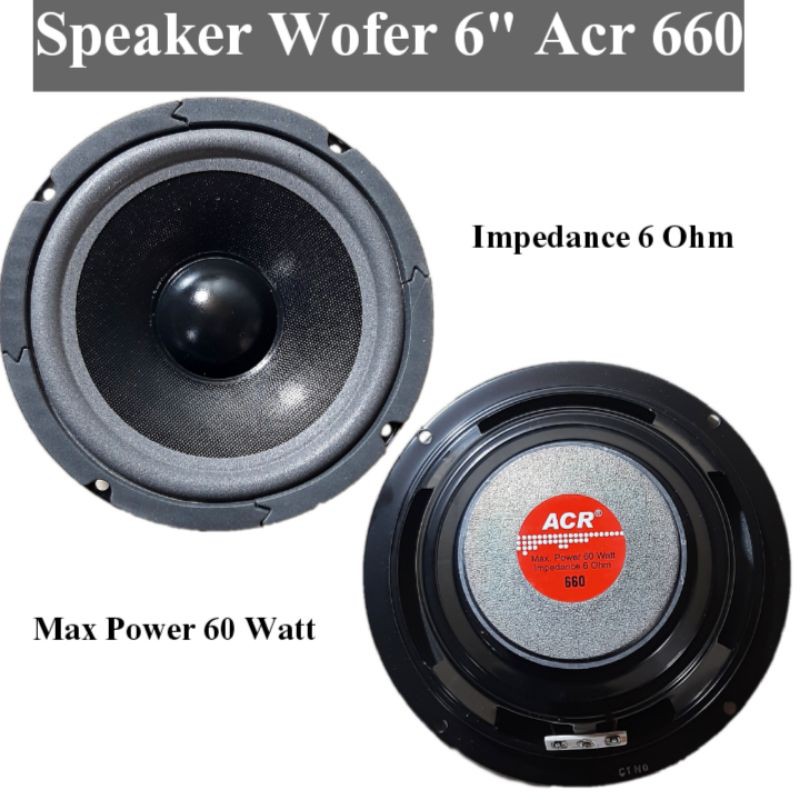 Speaker 6 Inch Acr 660 speaker aktif