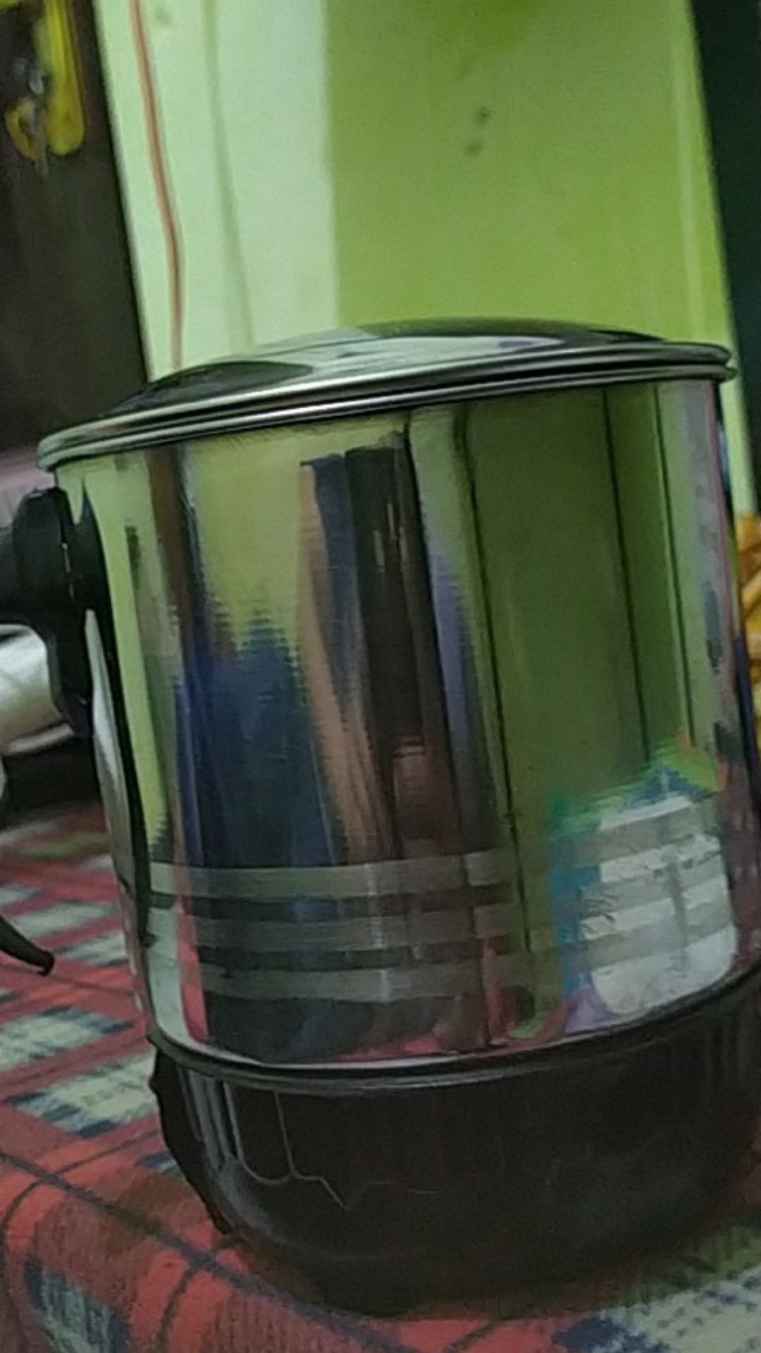 Rantangshop Teko Mug Listrik Pemanas Air Masak Mie Instan Stainless 13cm