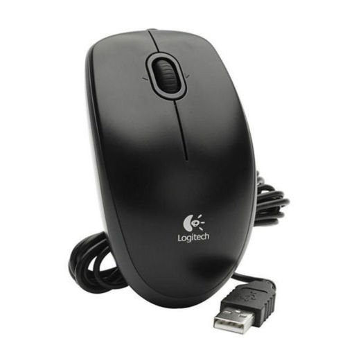 Logitech B100 Optical Mouse USB - Black