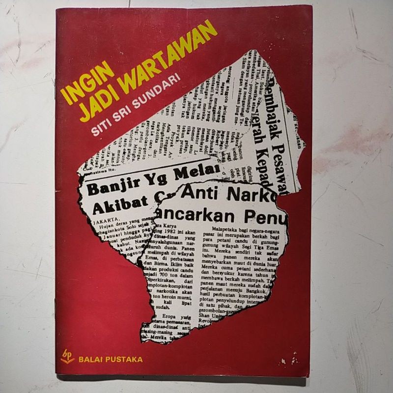 Novel jadul balai pustaka-Ingin jadi wartawan