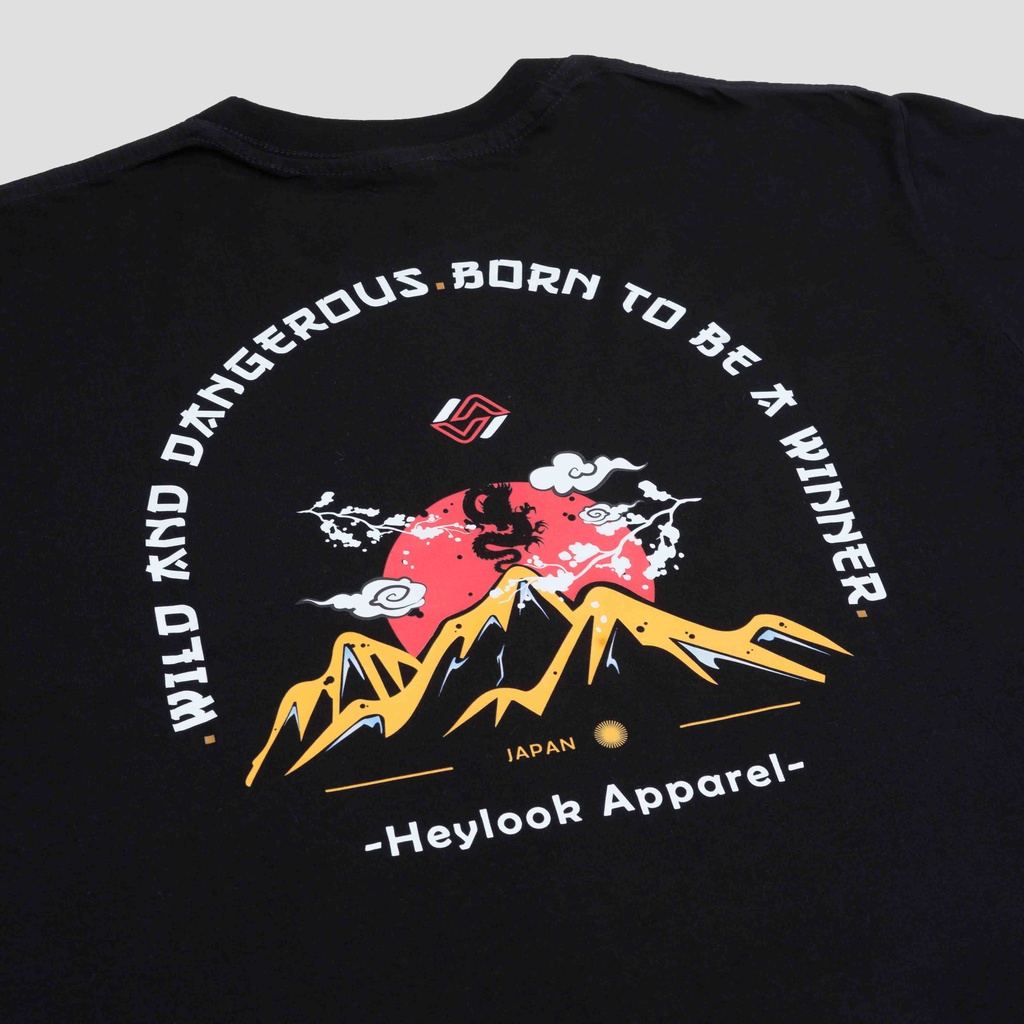 HEYLOOK Project- MOUNT DRAGON| T-Shirt Pria | Kaos Pria