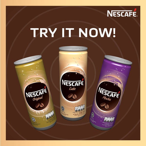 

r0eree Nescafe Minuman Kopi Susu Kopi Kaleng Mocha 240Ml X 8Pcs Ds20X11