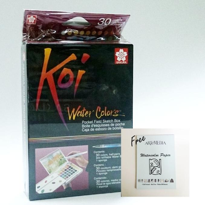 

[COD] SAKURA KOI WATERCOLOR POKET - 30 warna TERBAIK Kode 432