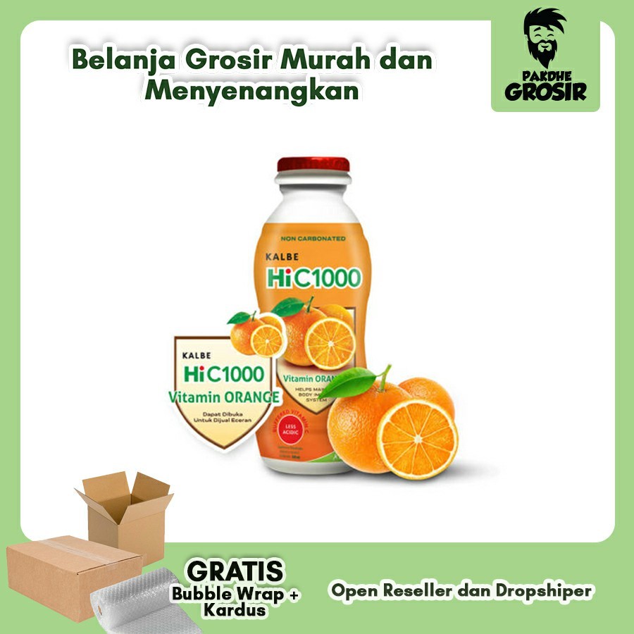

Paket - Hi C1000 Kalbe Vitamin 140 ml Orange ( isi 6 pcs )