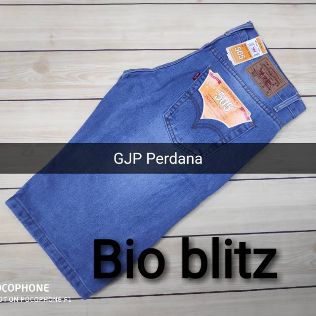 Celana pendek jeans denim pria size 27- 44