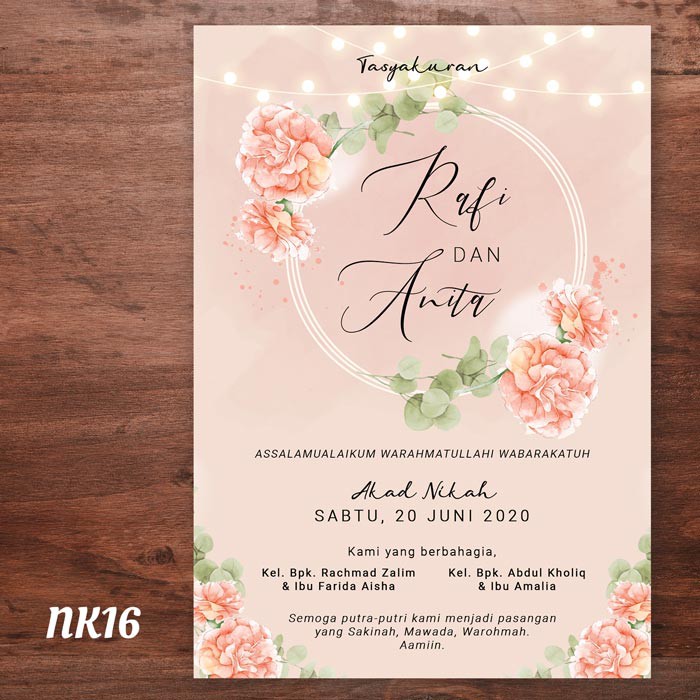 Kartu Stiker Ucapan Syukur Tasyakuran Pernikahan Mohon Doa Restu Pernikahan Buat Nasi Kotak Shopee Indonesia