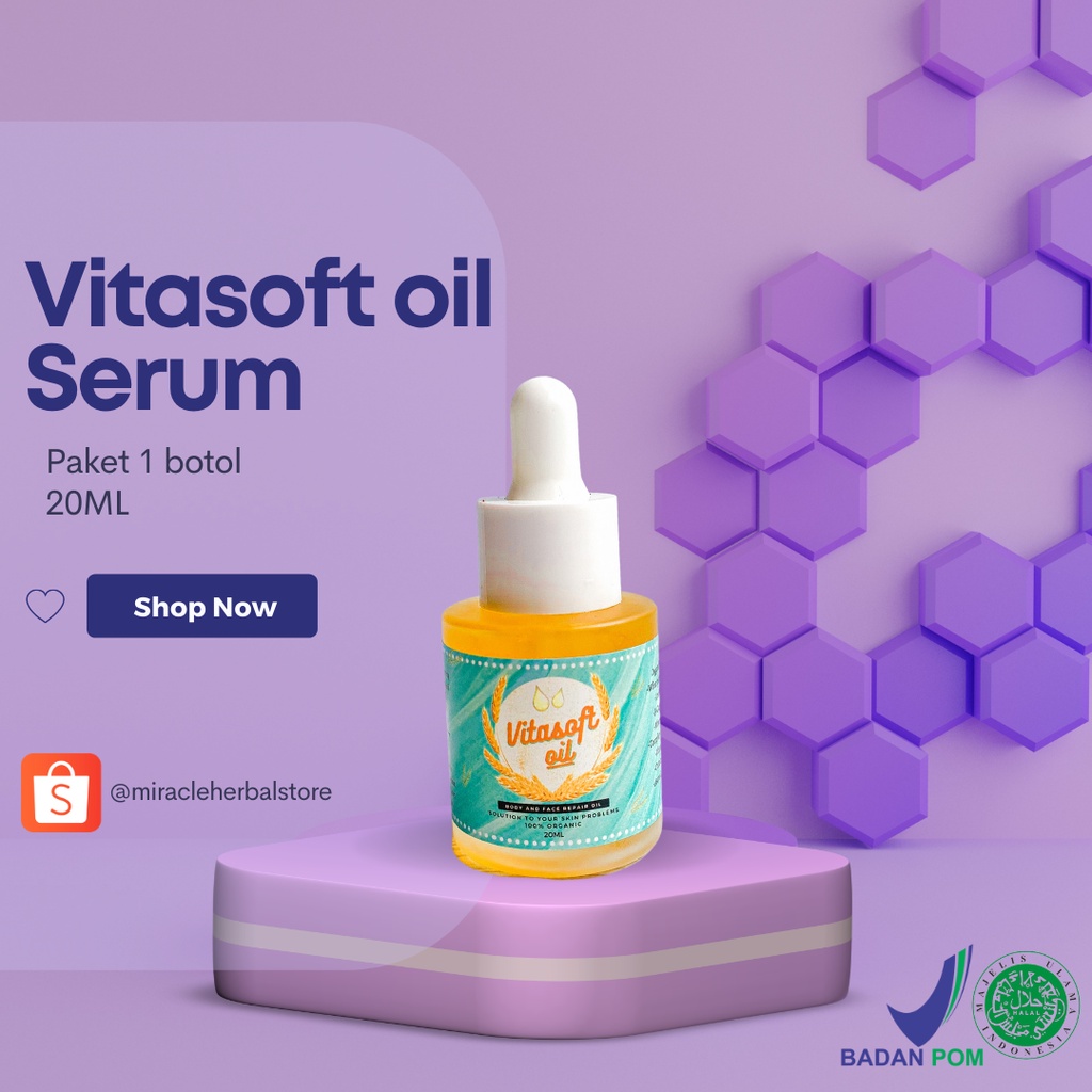 SERUM VITASOFTOIL PENGHILANG BEKAS LUKA, PENGHILANG KELOID, PENGHILANG KORENG