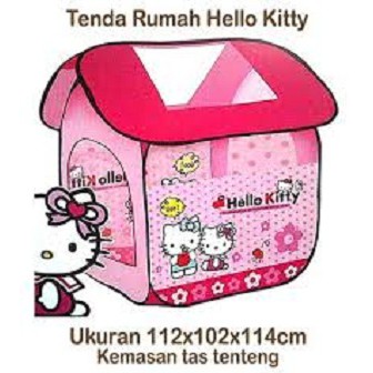 Kompatibel Dengan Blok Bangunan Lego, Mainan Anak -, Puzzle Perak DT443 Tenda Rumah Hellokitty Besar