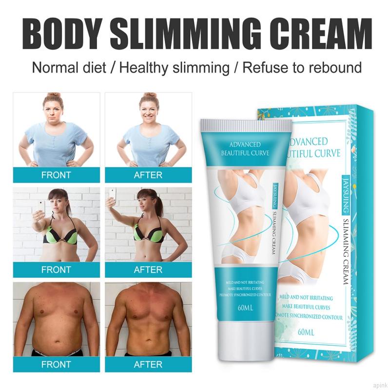 【ORIGINAL】Slimming Cream krim pelangsing pelembab Lembut dan melembapkan 60g pelangsing perut paha tipis lengan tipis pinggul kurus krim pelangsing tubuh