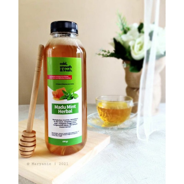 

Madu Mint 350gram (Javahills) - Madu flu& batuk Madu Herbal