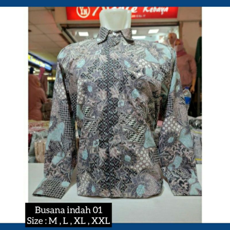 COUPLE KEMEJA BATIK DAN ROK / KEMEJA SERAGAMAN / KEMEJA MODERN KUACI TOSCA