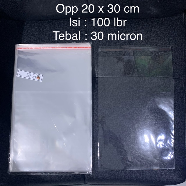 

Plastik opp lem tebal 03 20x30 20 x 30 seal 100 lembar pcs kaca 30 micron undangan bening murah