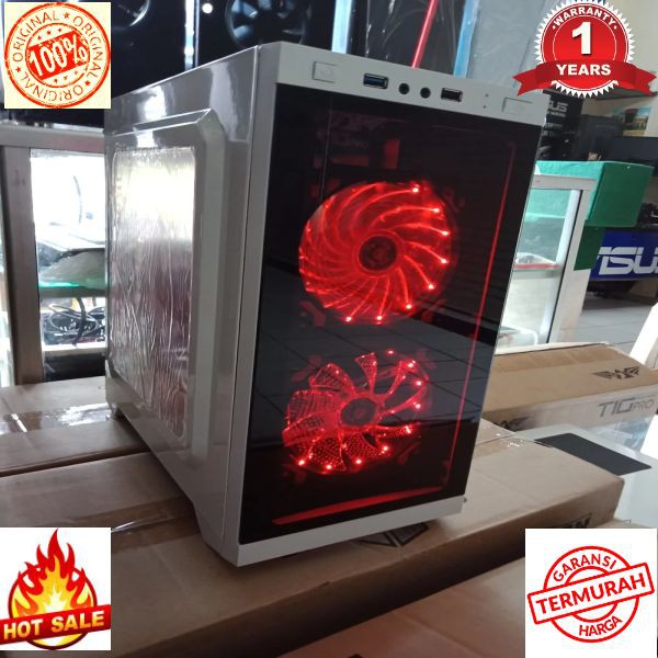 Terlaris CPU - PC RAKITAN GAMING AMD RYZEN 5 2400G  RAM 8GB SSD 120GB