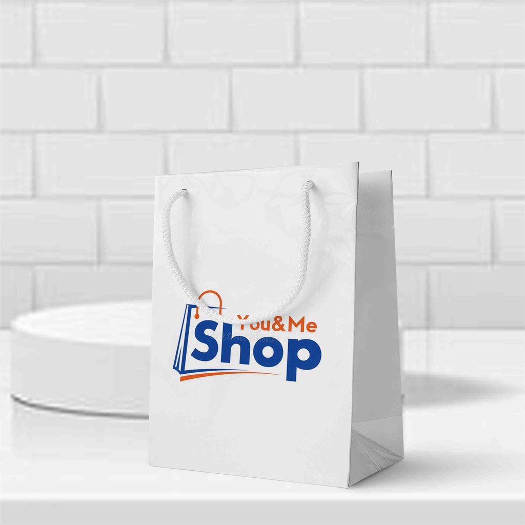 

Paper Bag Kustom design Suka-suks Tas jinjing Size 6,5 x3 x 11cm mini kosmetik olshop white premium