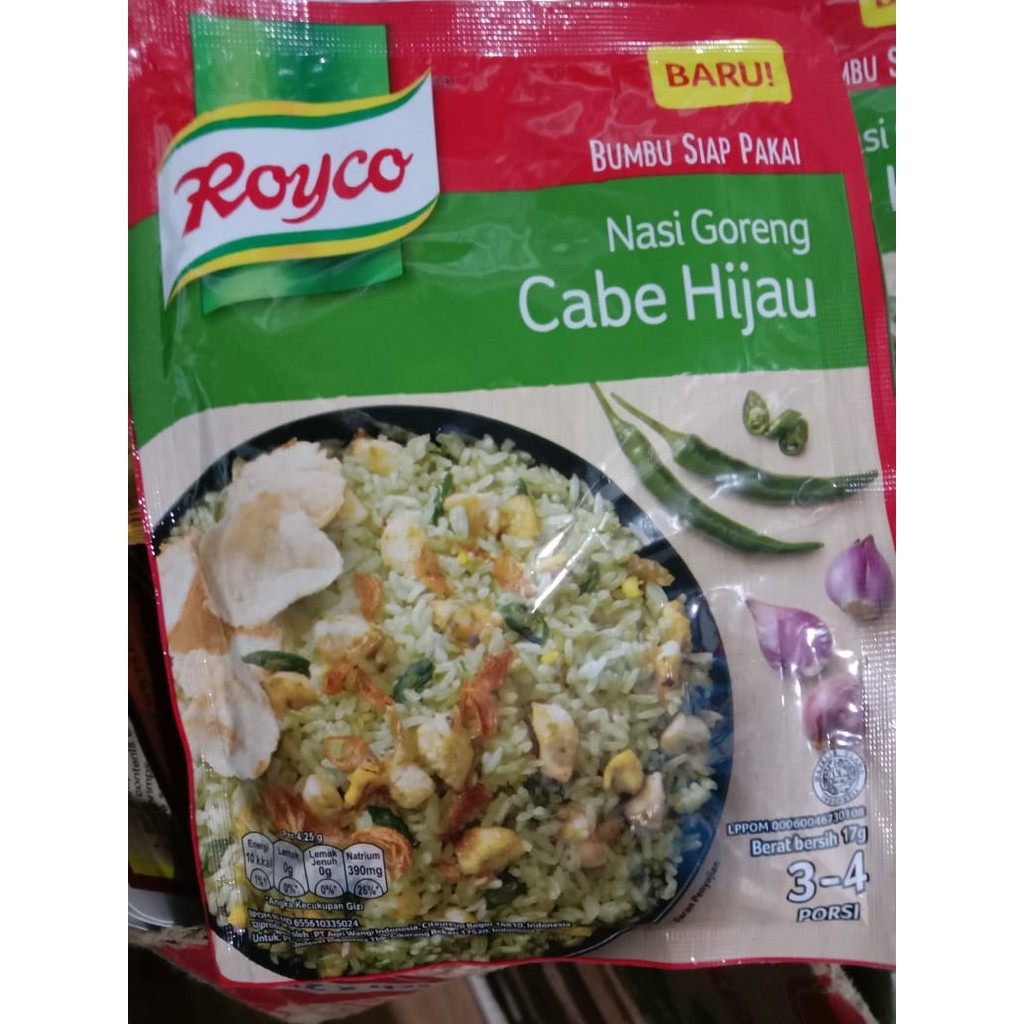 Royco Bumbu Nasi Goreng Cabe Hijau 17 gr