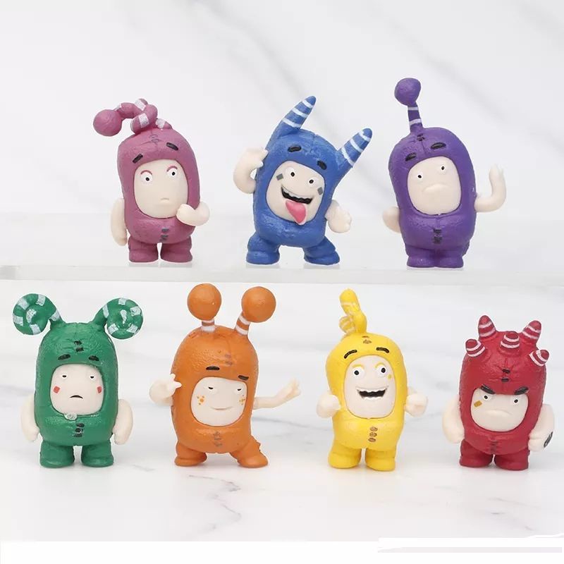 Jual Mainan Figure Oddbods Set 7 Miniatur Hiasaan Topper Cake | Shopee ...