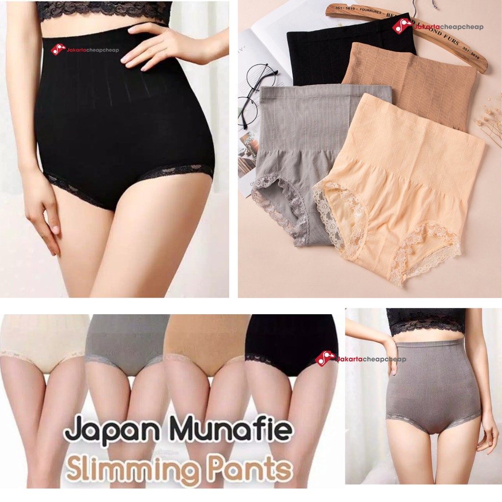 JC073 Munafie Slimming Pants Celana Dalam Wanita Korset Pengecil Perut