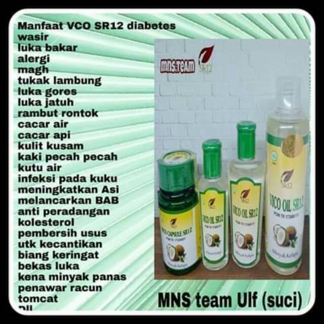 Vico Sr12 Vco Minyak Kelapa Murni 60ml Shopee Indonesia