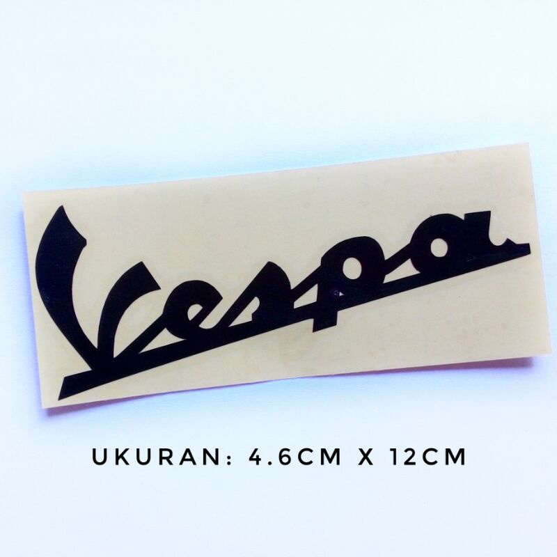 Stiker Cutting Tulisan Vespa Cutting Sticker Untuk Sticker Motor