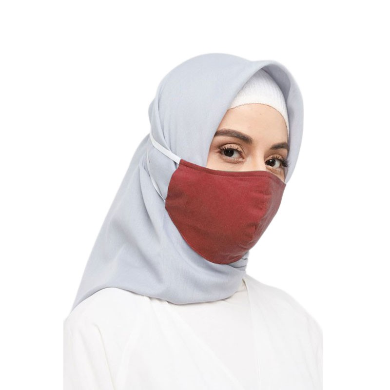 Masker Model Korea 3 Lapis Hijab Friendly