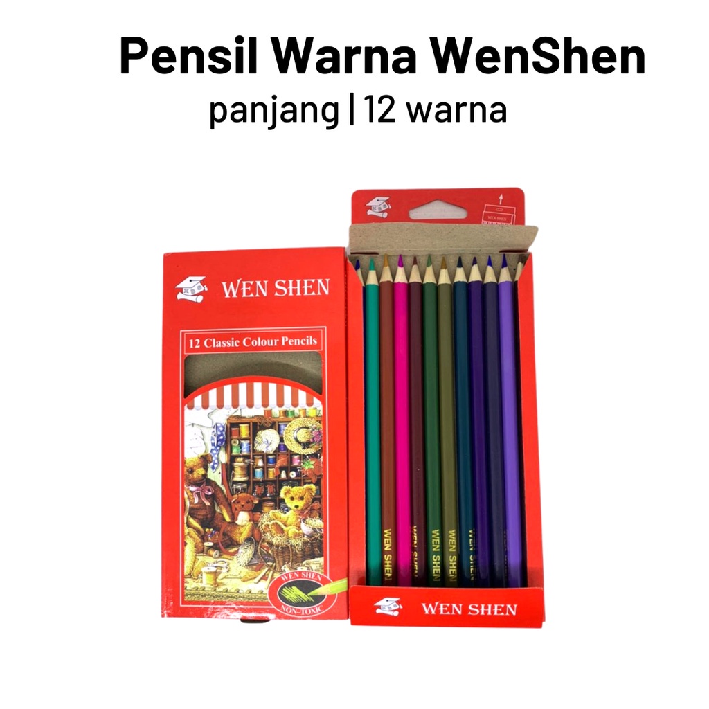 

Pensil Warna isi 12 Warna Panjang
