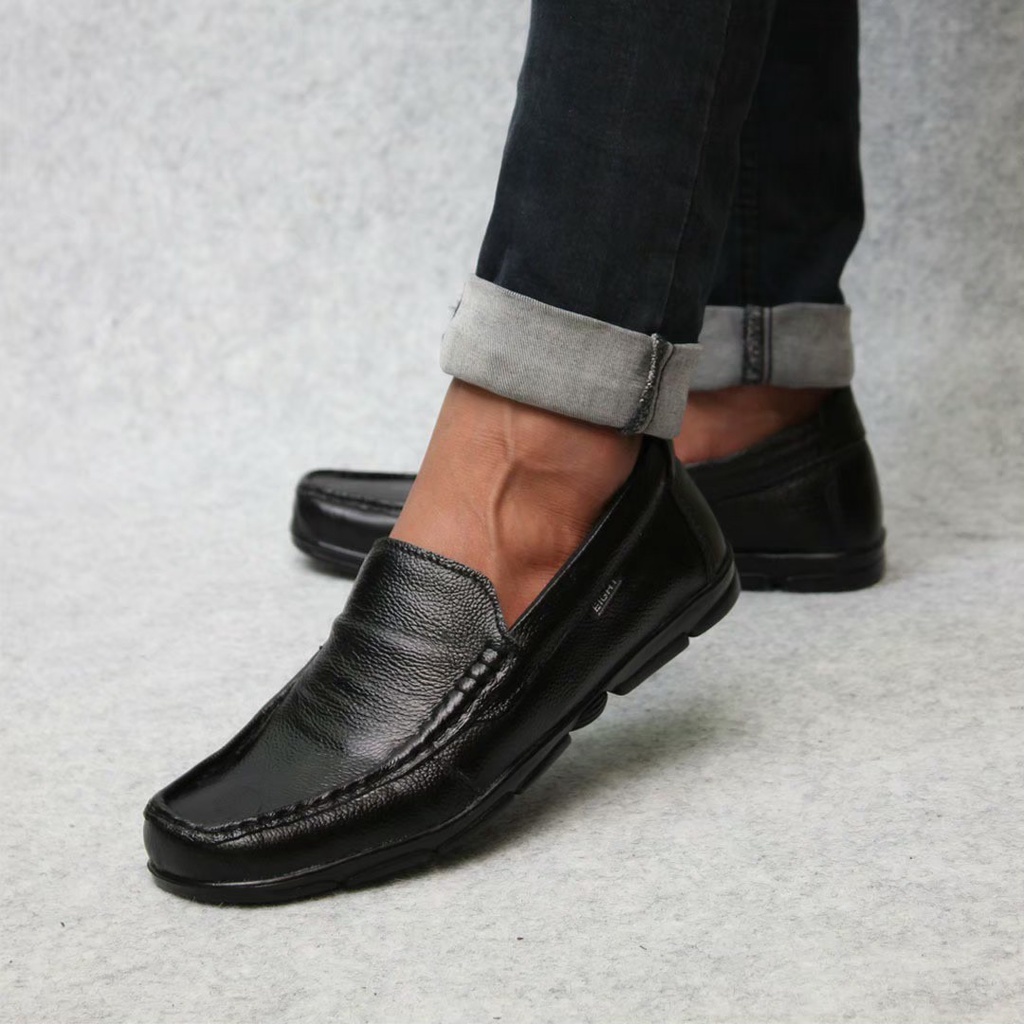 Sepatu Pantofel PRIA KULIT ASLI Chafra TOTO Slip On Formal Casual Kulit Pria Kantor Guru PNS - Sepatus Lip onFormal Nyaman Murah Berkualitas Pansus Kulit