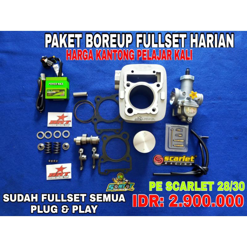 PAKET BORE UP KLX DTRACKER HARIAN KANTONG PELAJAR