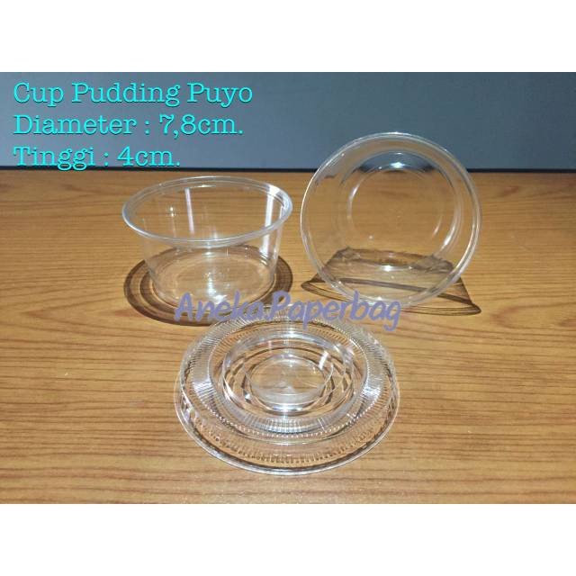 Cup Puding Puyo | Cup Puding Ukuran 130 ML MIN50PCS Best Seller