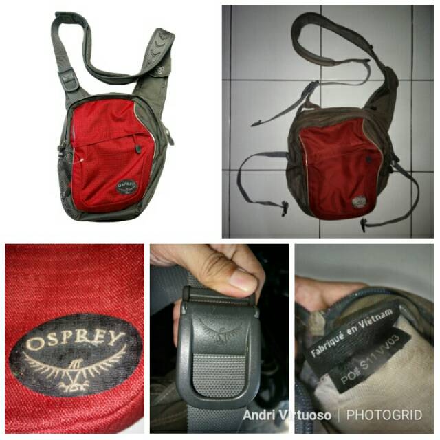 TAS SELEMPANG/SHOULDER BAG/SLEMPANG/SLINGBAG OSPREY WARP ORIGINAL