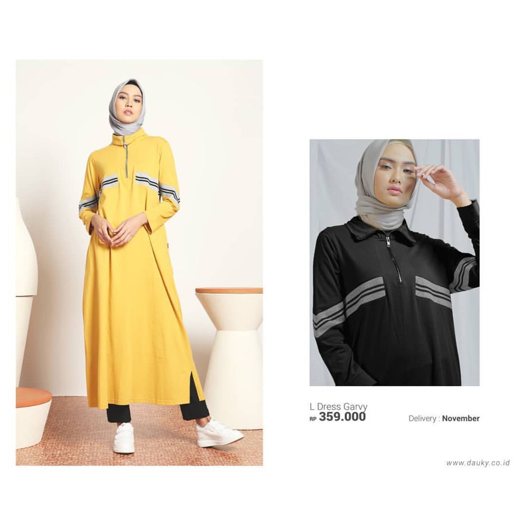 Gamis Terbaru Dress Muslim Dress Dauky L dress Garvy