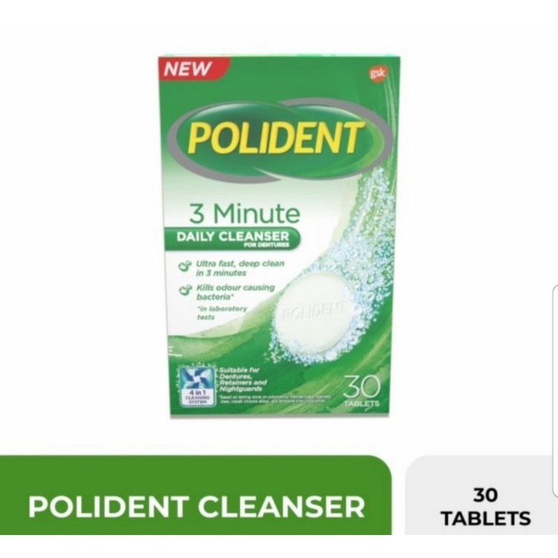 Polident Denture Cleanser isi 30 tablet