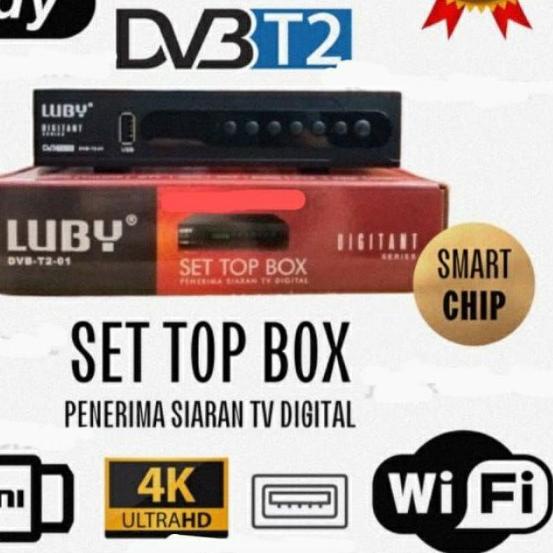 Set Top Box Luby DVB-T2-01 STB Receiver TV Digital Penerima Siaran TV