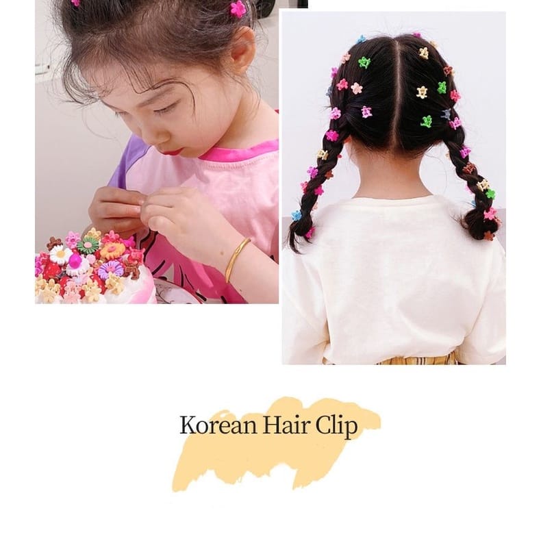 KCJ24 - Jepit Rambut Mini Doff Set 10Pcs Lucu Wanita Anak &amp; Dewasa Jepitan Jedai Mini Fashion