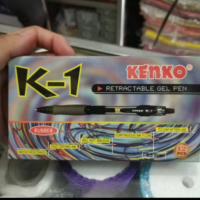 

PULPEN / BOLPOIN GEL KENKO K-1 0.5MM