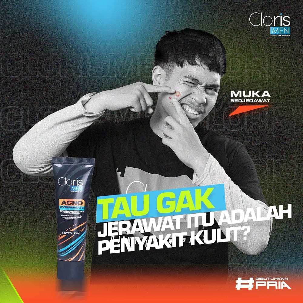 Clorismen Acno Gel - Acne Spot Treatment Obat Jerawat Pria