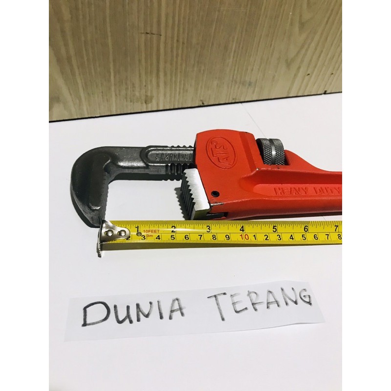 Kunci Pipa ATS 18 in gg Karet - Heavy Duty Pipe Wrench 18in 450mm - Alat Buka Pipa Ledeng 18 inchi