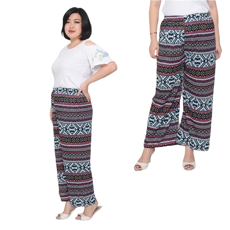 Celana Kulot Jumbo Wanita XXXL Balon Pants Panjang Big Size Murah Lilipop